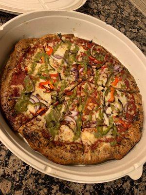 Vegan Deluxe Pizza