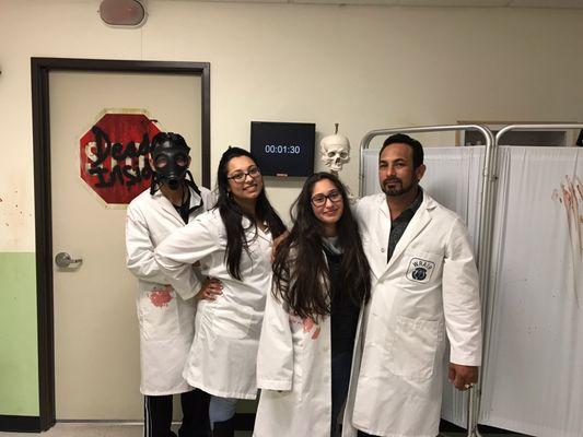 Loved the Zombie Lab escape room!