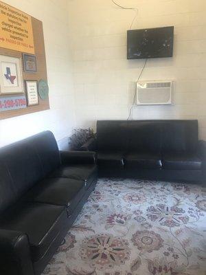 Comfortable waiting area