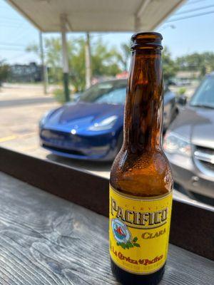 A hot day deserves a Pacifico at Kinda Tropical