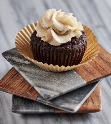 Dutch Chocolate Keto Cupcake