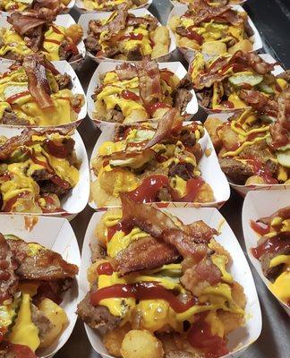 Bacon cheeseburger tots