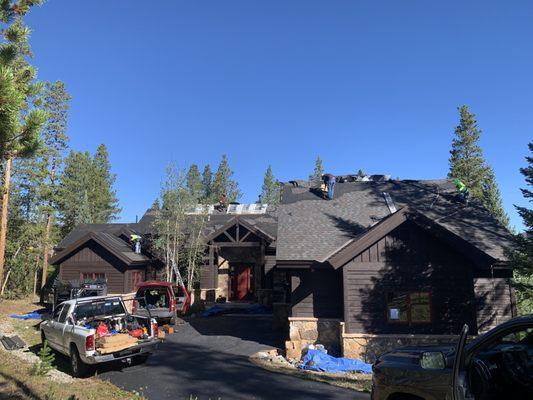 New roof in Breckenridge Colorado