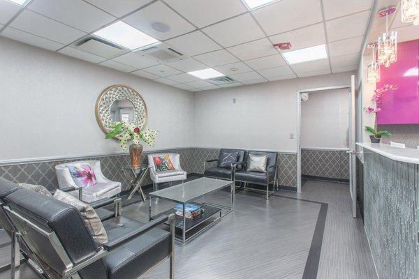 Glen Cove dentist waiting room