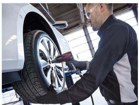 New tires, balance and rotation at Jim Ellis Chevrolet Service Center