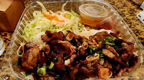 Grilled pork vermicelli