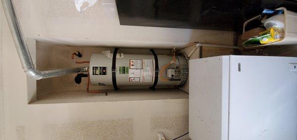 Water heater installation