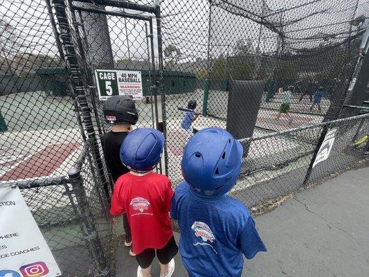 Home Field Advantage - Located at Stadium Golf Center & Batting Cages, our campers get quality repetitions in a safe and fun environment.