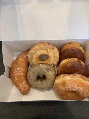 6 donuts.