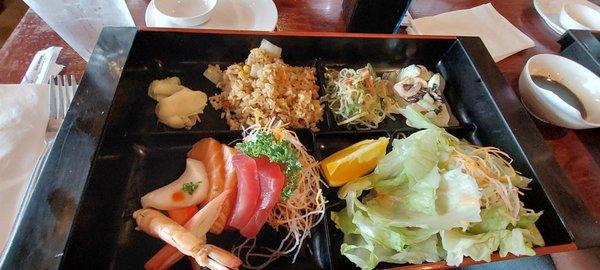 Sashimi Lunch Box $15.95