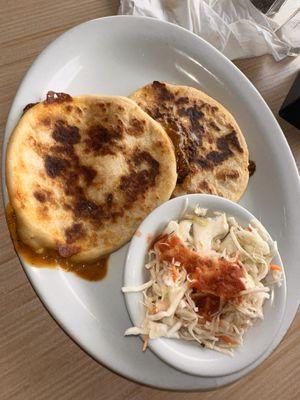 Pork Pupusas are the BEST I've ever had