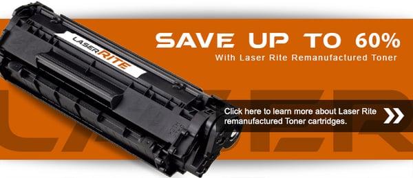 Save money on Laser Rite Ink and Toner