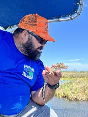 Capt Jason with Nubby