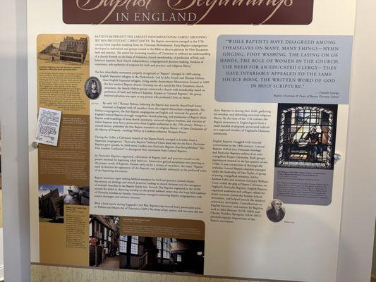 Baptist Beginnings in England