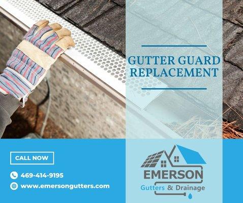 Gutter guard replacement