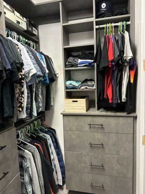 Master closet