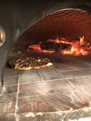 Neapolitan wood fired pizza.