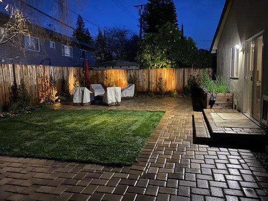 Cozy Night Out with a New Backyard (Santa Clara, CA)