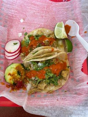 Tacos de pollo