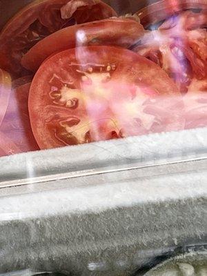 Hair in the produce.