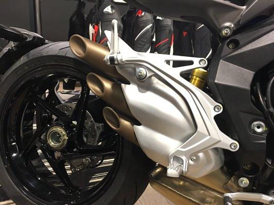 MV Agusta Dragster exhaust