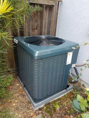 Our beautiful new AC unit