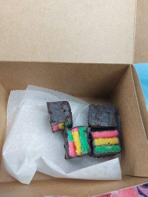 Rainbow cookies