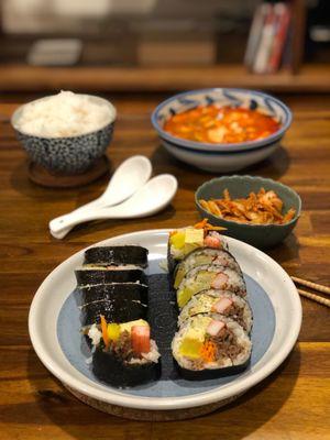 Beef kimbap