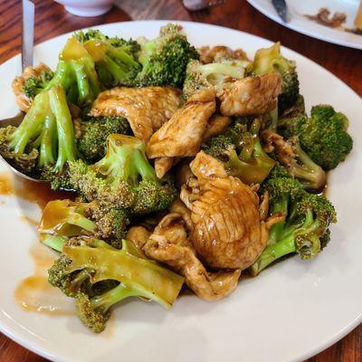 Chicken and broccoli