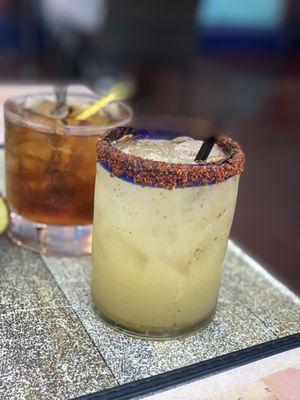 Jalapeño pineapple margarita