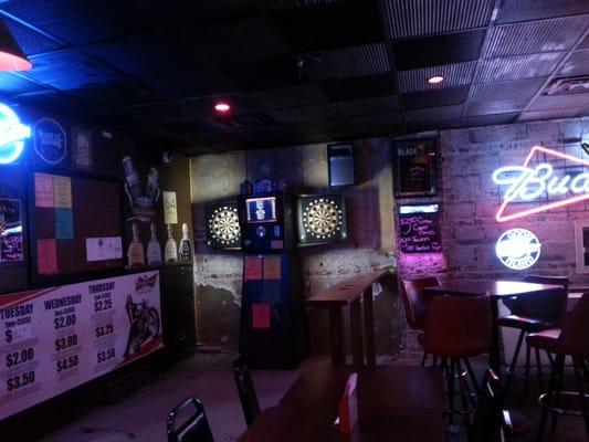 Darts and pool, too