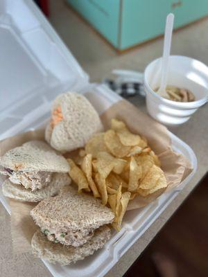 Homemade Soup Tea Room Sandwich Sampler