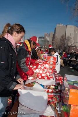 Annual Christmas Outreach for Inner-City Children held in downtown Denver