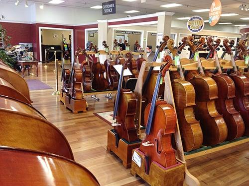 Our huge selection of Cellos & Basses.