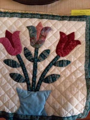 Completely hand quilted wall hanging