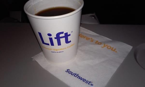 Lift coffee served