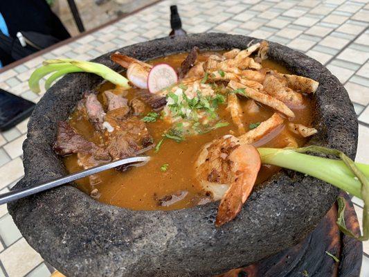 This is the signature dish, the mocajete, it was DELICIOUS! The service was great, very warm and hospitable and this dish was phenomenal!