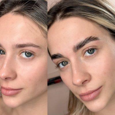 Brow shaping / tinting