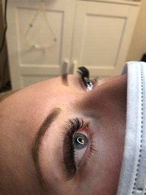 Volume lash extensions