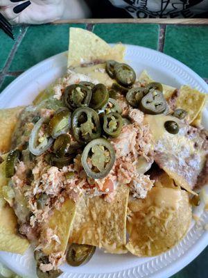 Nachos with chicken