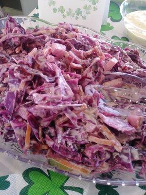 Red Cabbage Cole Slaw