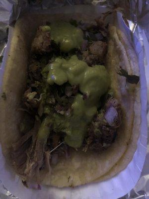 Carnitas taco