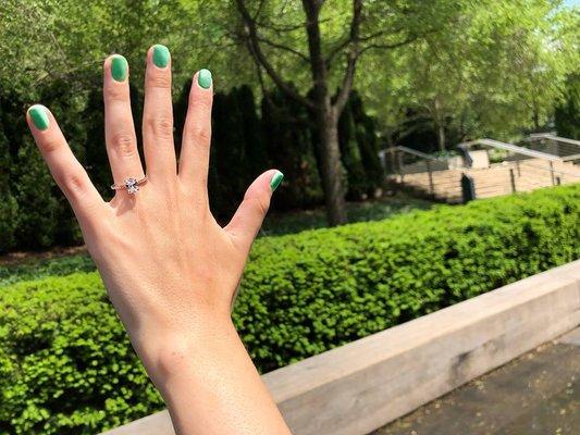 Avery Tiny in Millennium Park