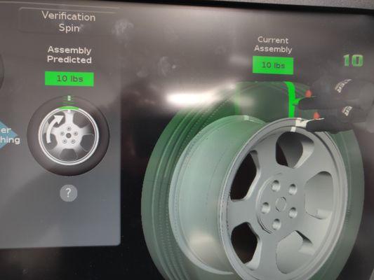 Optimizing for tire position on the wheel