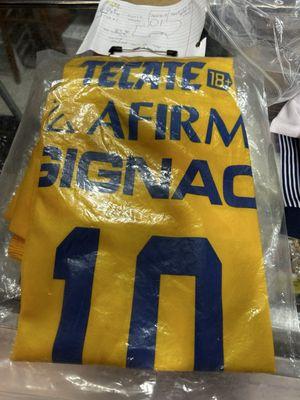 Custom replica soccer jerseys with favorite player's name and number