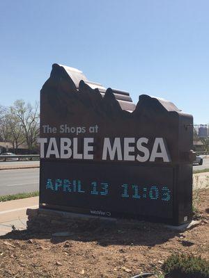 New marketing logo in renovated Table Mesa Shopping Center