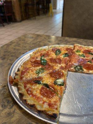 Brick oven pizza