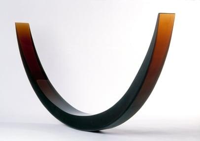 BRIAN USHER - The Inevibility of Agnus - Cast glass, 78.5 x 37.5 x 6