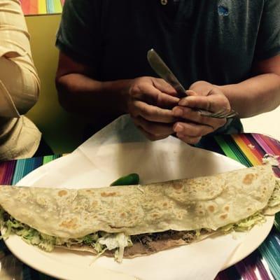 Foot long taco