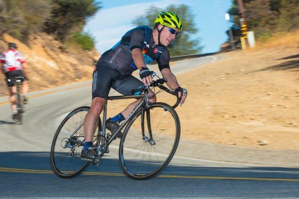 I am an avid cyclist, and I average around 160 miles per week.